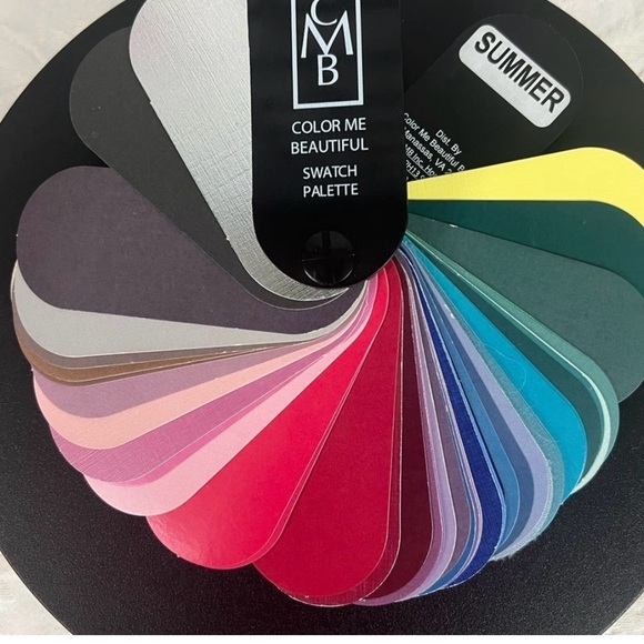 VINTAGE Color Me Beautiful Swatch Fans for color analysis. Four Seasons. - Picture 5 of 8
